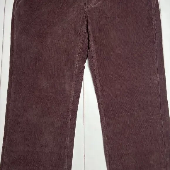 NWT Brooks Brothers Corduroy Pants SIZE 36 x 32 Brown Straight Leg NEW